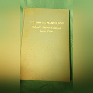 Hadassah's Passover Cookbook